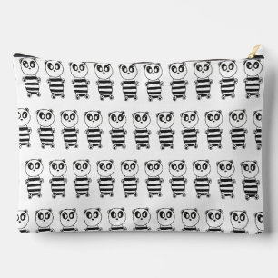 Cute Panda Illustration Accessory Pouch