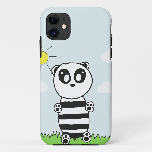Cute Panda Illustration Case-Mate iPhone Case (Back)