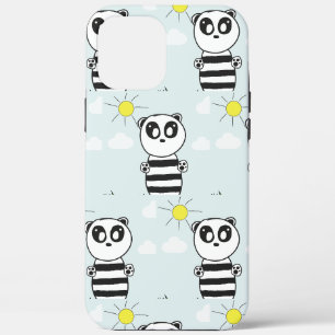 Cute Panda Illustration iPhone 12 Pro Max Case