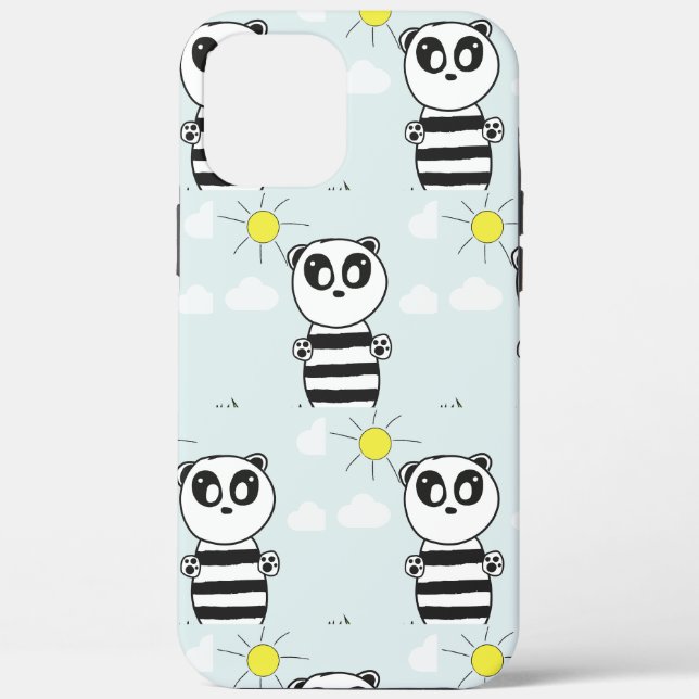 Cute Panda Illustration Case-Mate iPhone Case (Back)