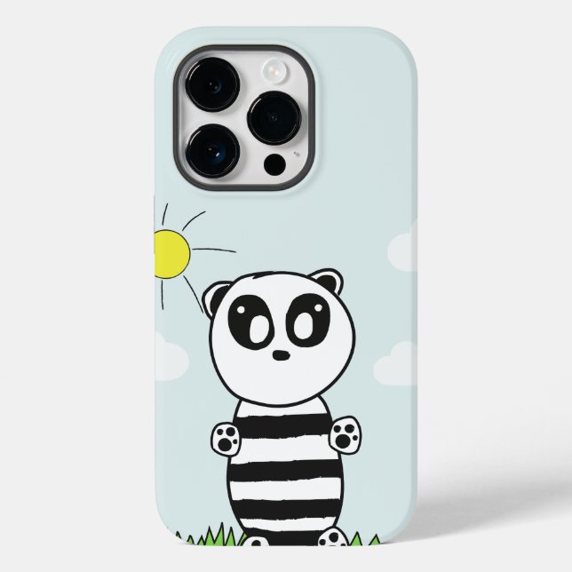 Cute Panda Illustration Case-Mate iPhone Case (Back)