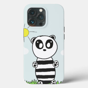 Cute Panda Illustration iPhone 13 Pro Case