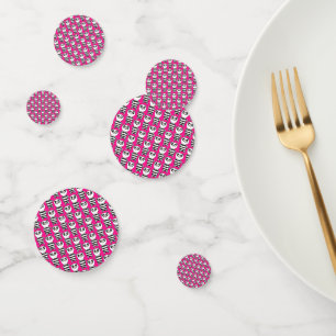 Cute Panda Illustration Confetti