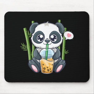 Cute Panda Kawaii Anime Otaku Japanese Bubble Boba Mouse Mat