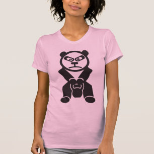 Cute Panda - Kettle Bell Swing -Bamboo Strong T-Shirt
