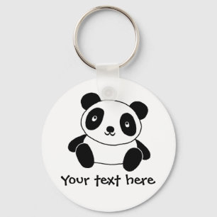 Cute Panda Key Ring