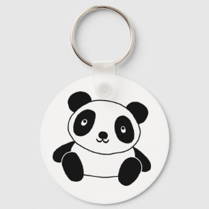 Cute Panda Key Ring