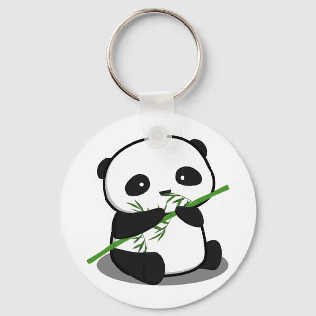 Cute Panda Key Ring (Front)