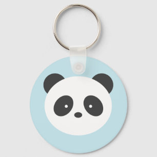 Cute panda key ring