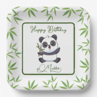 Cute Panda Kiddie Birthday Party Supplies  