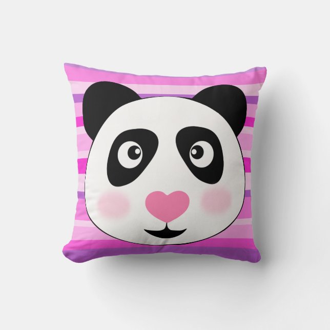 cute panda,kid's room cushion (Front)