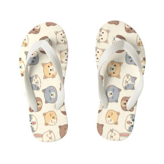 Cute Panda Kids Slippers – Adorable Cartoon Animal Kid's Flip Flops
