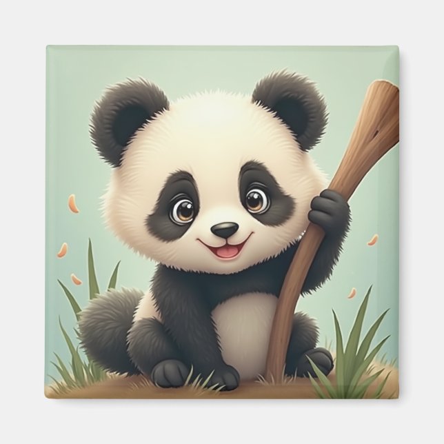  cute panda magnet (Front)