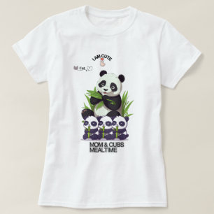 Cute Panda Mom T-Shirt – Adorable Mother’s Day Gif