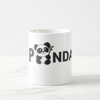 Cute Panda mug- Adorable black and white mug