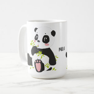 Cute panda name coffee mug
