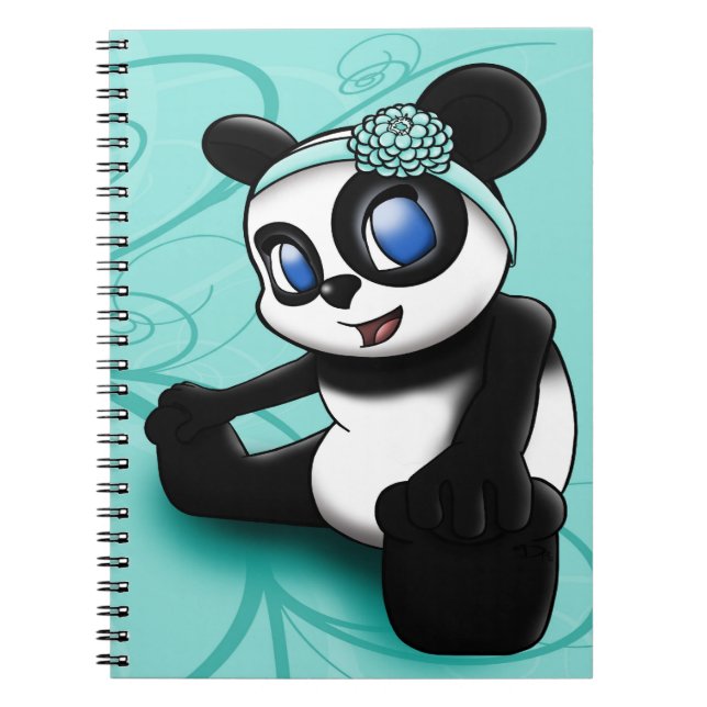 Cute Panda Notebook (Front)
