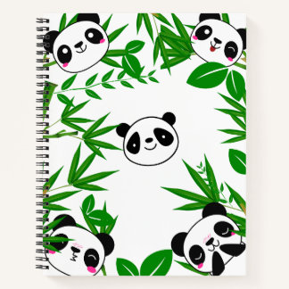 Cute Panda Notebook for Kids