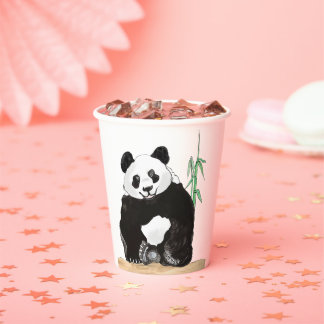 Cute Panda  Paper Cups