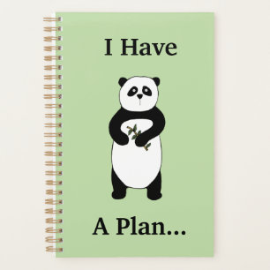 Cute Panda Personalised Planner