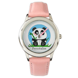 Cute Panda Personalised Watch