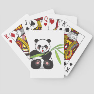 Cute Panda Playing Cards