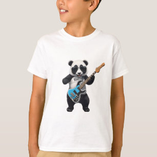 Cute Panda Playing Guitar, Music Panda Lovers T-Shirt