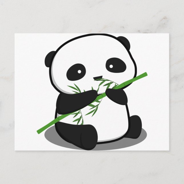 Cute Panda Postcard (Front)