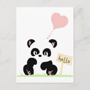 Cute Panda Postcard