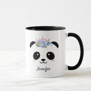 Cute panda queen personalised  mug