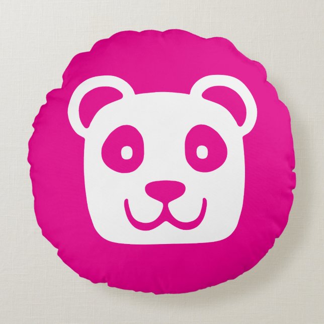 Cute Panda Round Cushion (Front)
