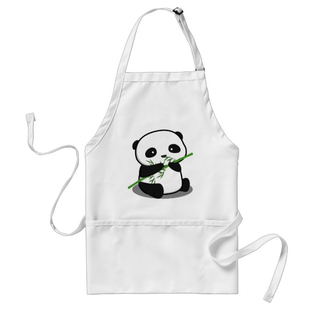 Cute Panda Standard Apron (Front)