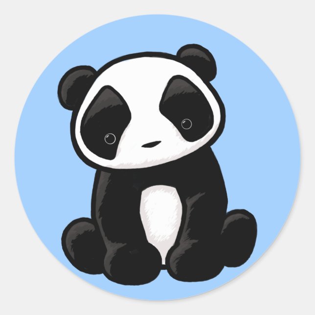 Cute Panda Sticker (Front)