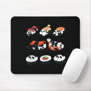 Cute Panda Sushi Hug Maki Lover Funny Kawaii Food Mouse Mat
