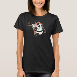 Cute Panda Sushi With Shrimp Stealing Soy Sauce Fi T-Shirt