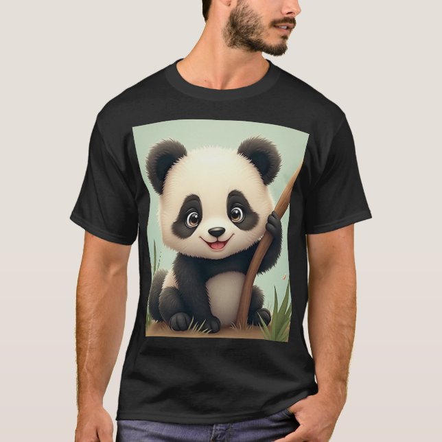 cute panda t-shirt (Front)