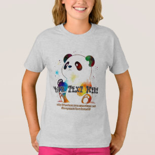 Cute panda t shirt