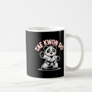 Cute Panda Taekwondo - Funny Korean MMA TKD Coffee Mug