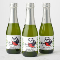 Cute Panda Thank You Baby Shower Favour Mini