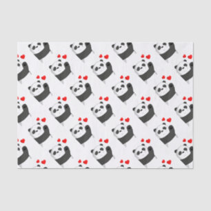 Cute panda tissue paper