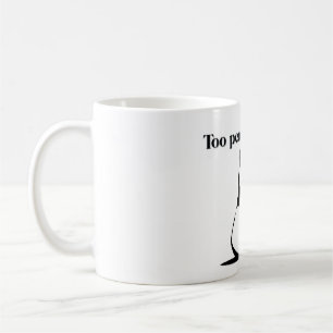 Cute panda Too peoply outside Mugs for introverts