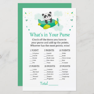 Cute panda What's in your purse game