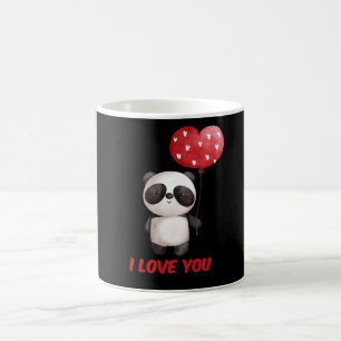 Cute Panda With Heart I Love You Valentine Gift Coffee Mug