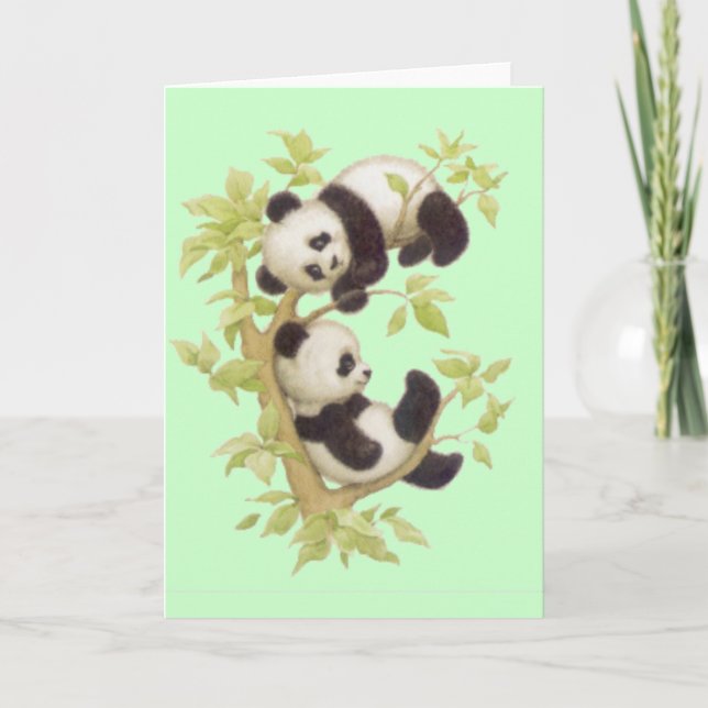 Cute Pandas Card (Front)