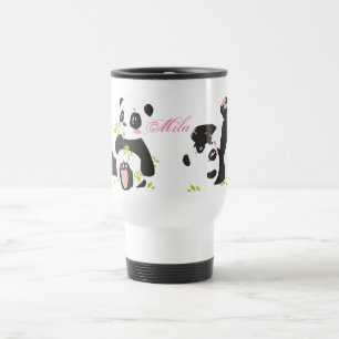 Cute pandas coffee mug