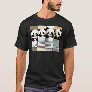 Cute Pandas in Teacups T-Shirt