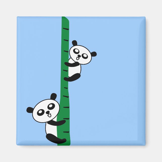 Cute Pandas Magnet (Front)