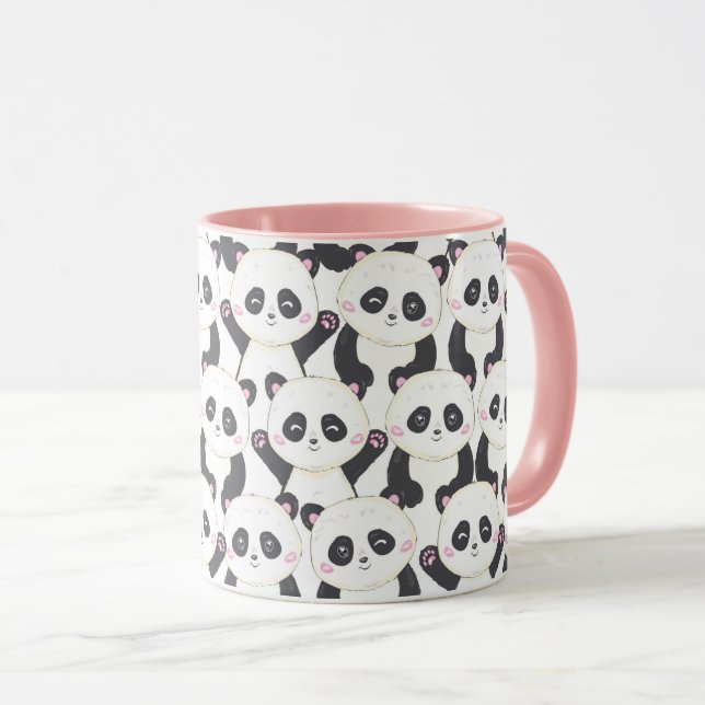Cute Pandas Mug (Front Right)