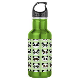 Cute Pandas with Attitude Pattern 532 Ml Water Bottle