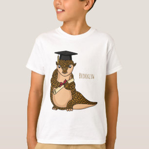 Cute pangolin graduating cartoon T-Shirt